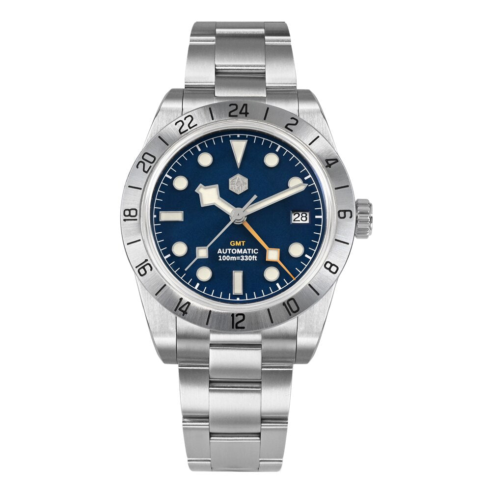 San Martin NH34 39mm BB GMT Watch SN054C