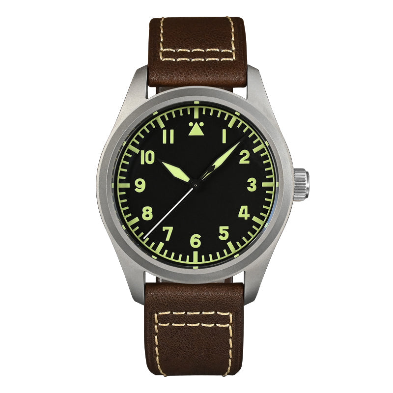 San Martin Titanium Military Pilot Watch SN030T