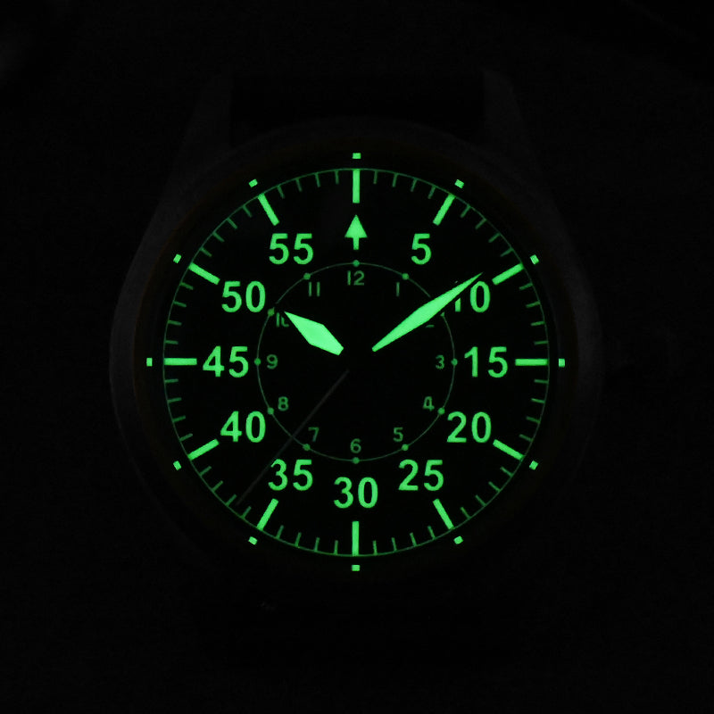 San Martin Titanium Military Pilot Watch SN030T