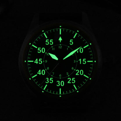 San Martin Titanium Military Pilot Watch SN030T